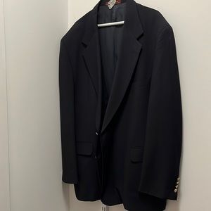 Black Mens Nordstrom Blazer with Gold buttons.